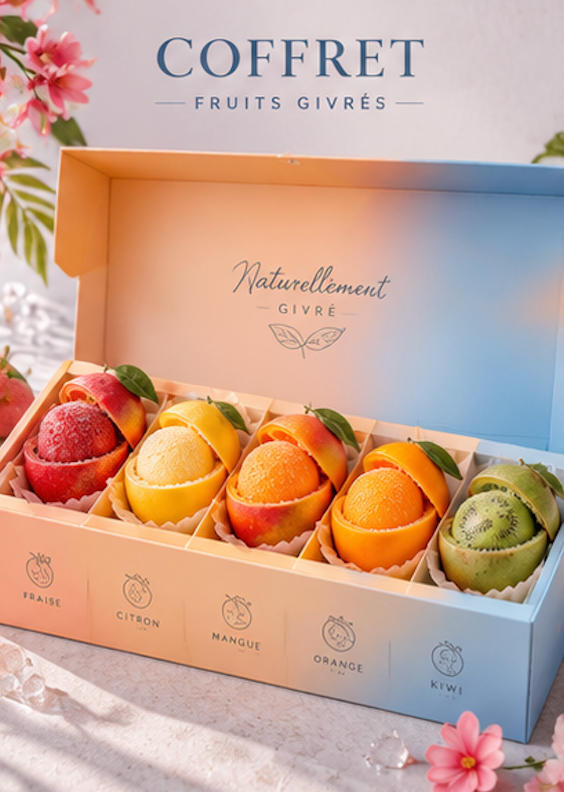 Coffret fruits givrés